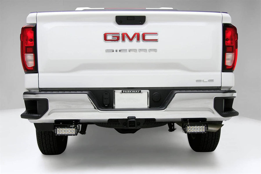 Under Rear Bumper ZROADZ LED Mounting Bracket - Compatible w/ 2019-2022 Chevrolet Silverado 1500 - to Mount (2) 6 Inch or Similar Style LED Lights (Not Included) - PN Z382182