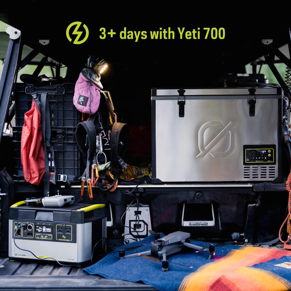 Goal Zero 50 Alta, Portable Fridge and Portable Freezer, Energy Efficient, 53L