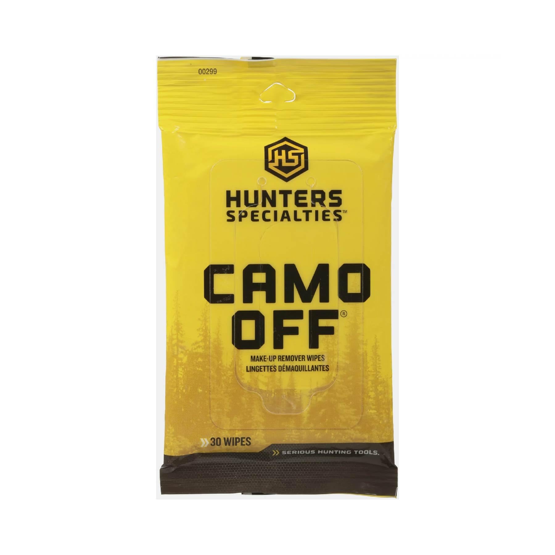 Camo Off Makeup Remover Wipes Hunters Specialties, 30 per Pack - Pocket Size Easy-to-Use Hunting Concealment Face Makeup Cleansing Wipes