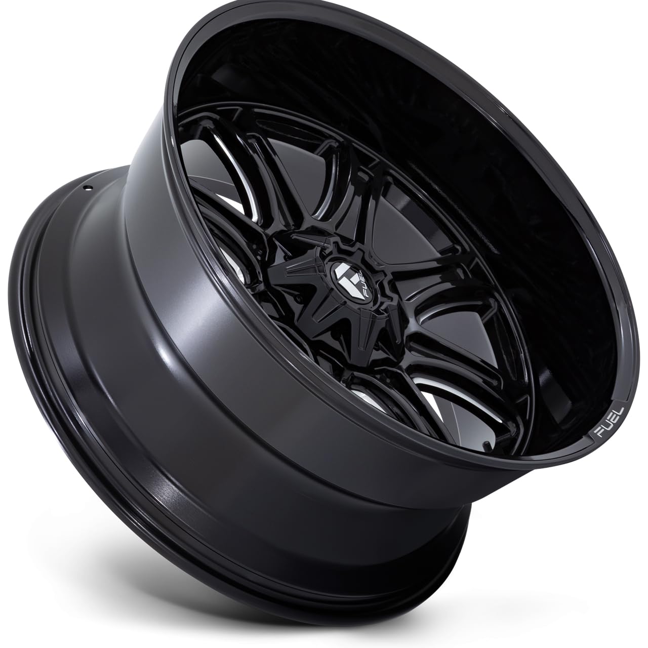 DARKSTAR FUEL OFF-ROAD 22X9, 8X6.5, 5.04, 1mm GLOSS BLACK MILLED - FC853BE22908001