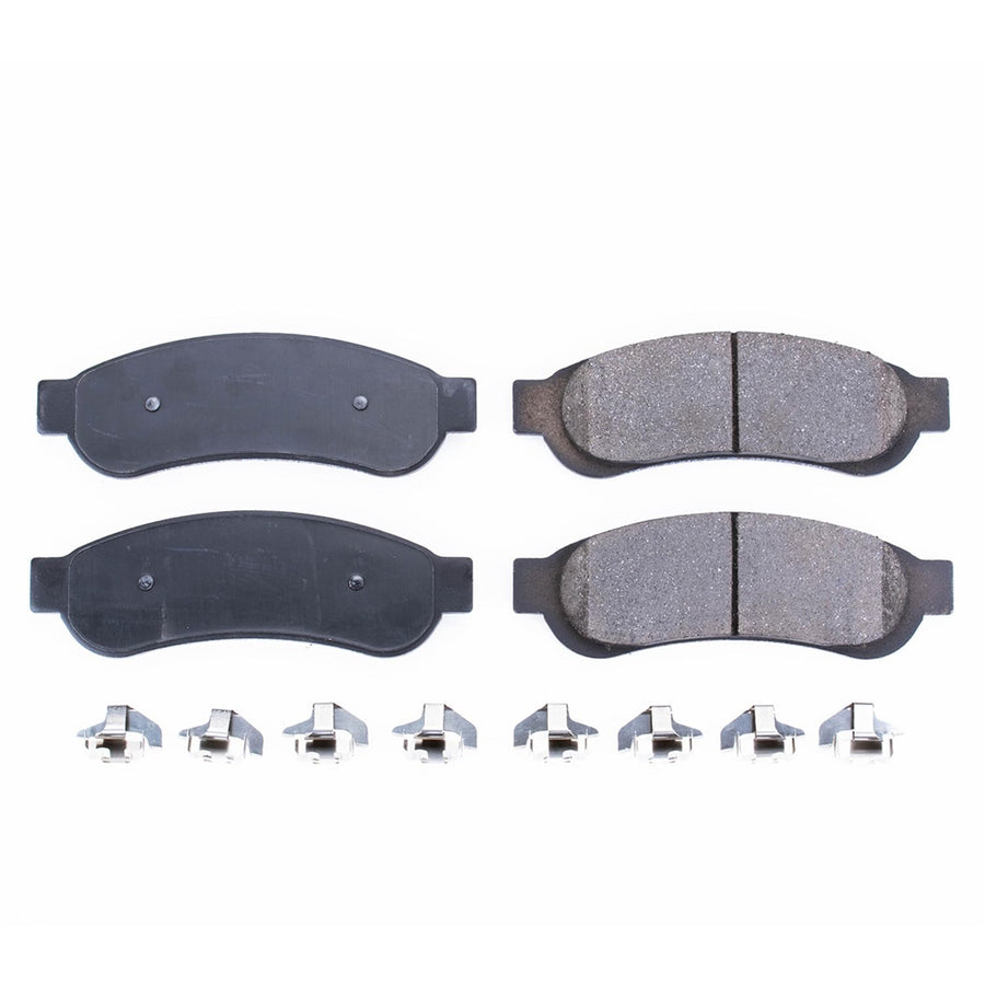 Z17 Power Stop Rear Ceramic Brake Pads with Hardware 17-1334