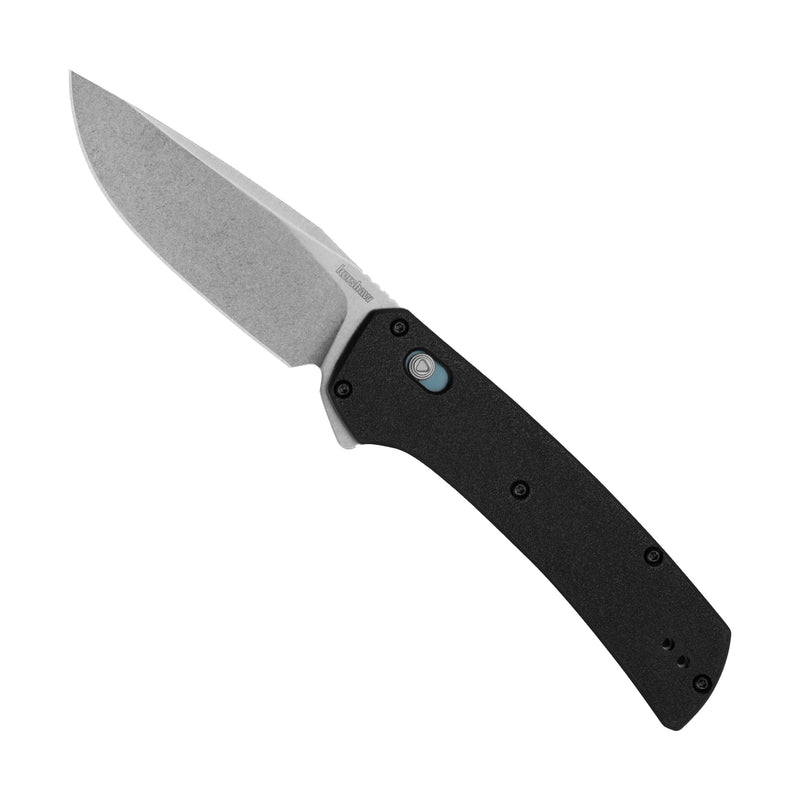 Kershaw Folding Layup Pocket Knife, 3.4 inch D2 Steel Blade, Duralock Locking Mechanism, Pocketclip
