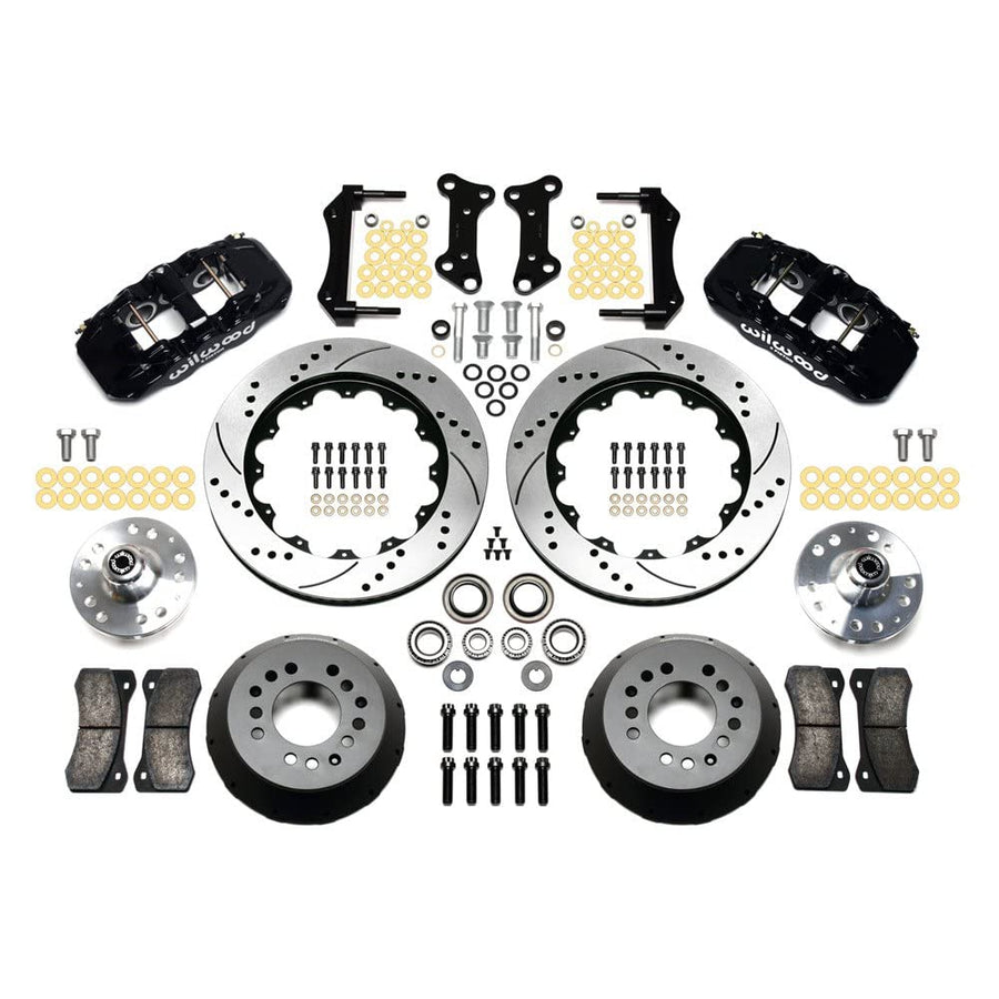 Front AERO6 Hub Kit,14.00, Drilled