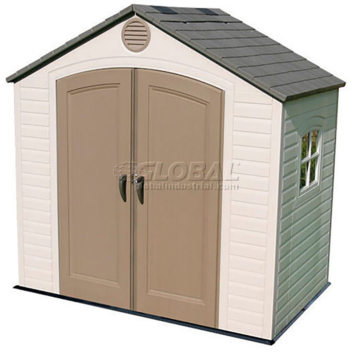 Outdoor Storage Shed 8 X 5 Ft with Window - Desert