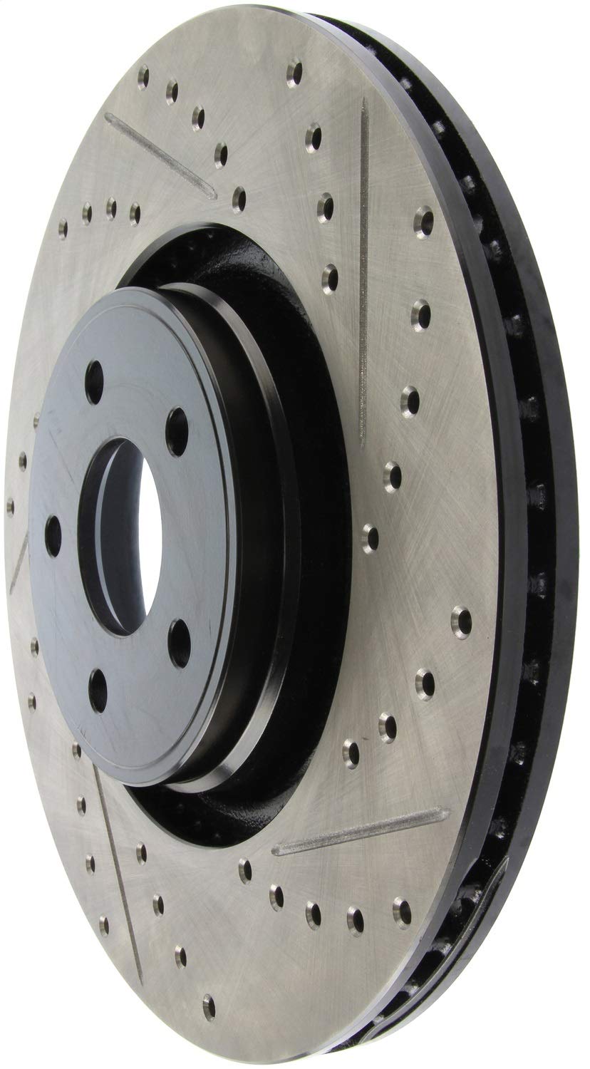 Sport Drilled/Slotted Brake Rotor StopTech 127.65146L (Front Left), 1 Pack