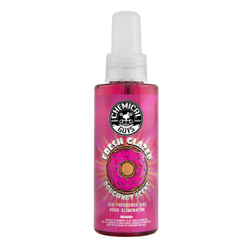 Chemical Guys Fresh Glazed Doughnut Scent AIR23304 Premium Air Freshener and Odor Eliminator, (Great for Cars, Trucks, SUVs, RVs, Home, Office, Dorm Room & More) 4 fl oz