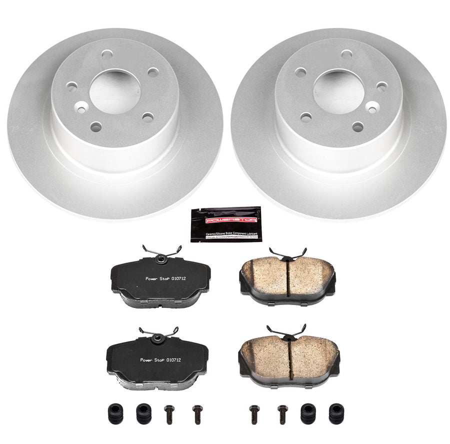 Power Stop CRK6152 Z23 Evolution Geomet Coated Brake Kit For Land Rover Discovery Rear 1999-2004 [Model Specific]