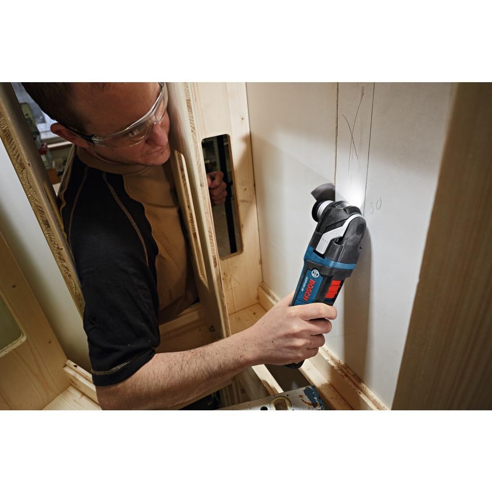 BOSCH 18V GOP18V-28N EC Brushless Oscillating Multi-Tool - Versatile, Compact Design with Enhanced Power With StarlockPlus For Quick-Change Technology (Bare Tool)