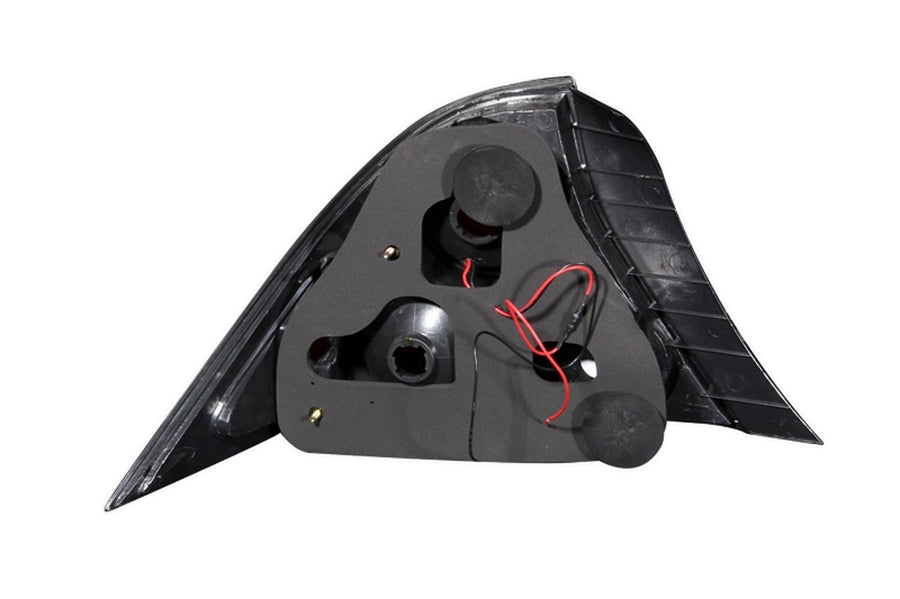 Honda Civic Anzo USA 221046 Halo Black Tail Light Assembly - (Sold in Pairs)
