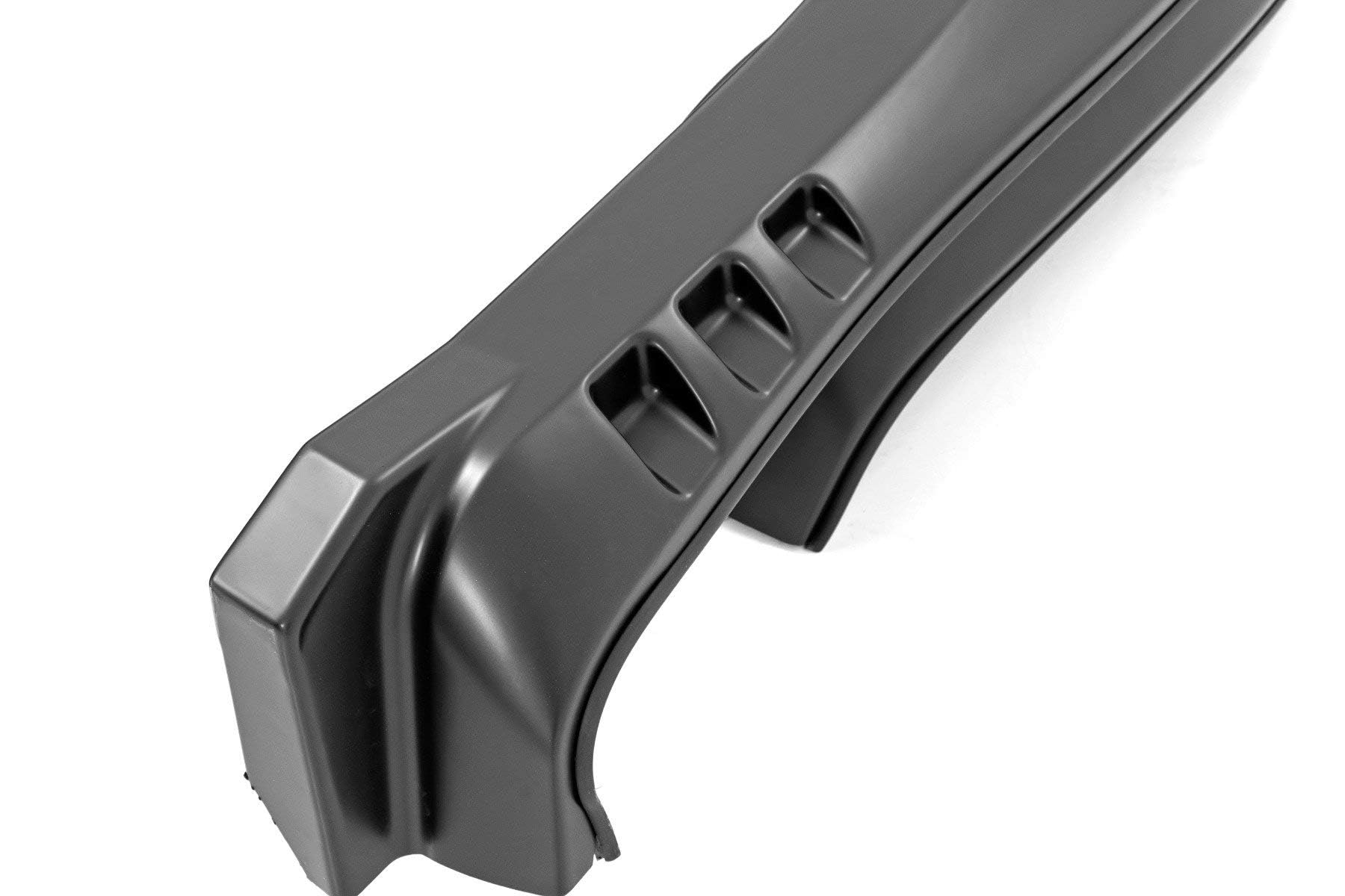 Fender Flares Rough Country SF1 for Chevy Silverado 1500 (2019-2025) - Sharp Off-Road Style, Extra Tire Coverage, UV-Resistant ABS, Easy Bolt-On, Flat Black, (Set of 4)