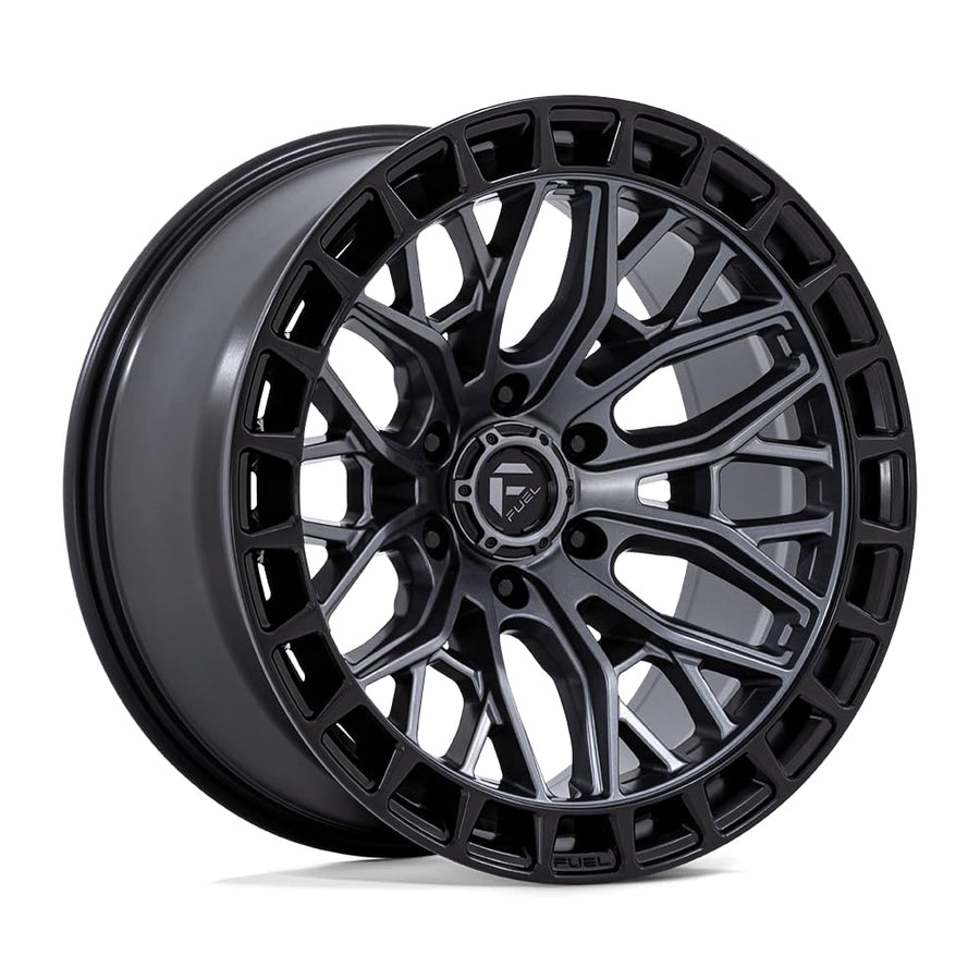 FC869 SIGMA FUEL OFF-ROAD 17X9, 5X5.0, 5.04, 1mm MATTE GUNMETAL W/MATTE BLACK LIP - FC869AB17905001