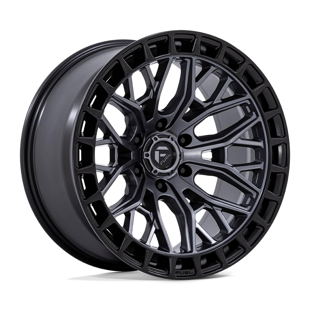 FUEL OFF-ROAD 22X9.5 FC869 SIGMA, 6X5.5, 5.96, 18mm MATTE GUNMETAL W/MATTE BLACK LIP - FC869AB22956818