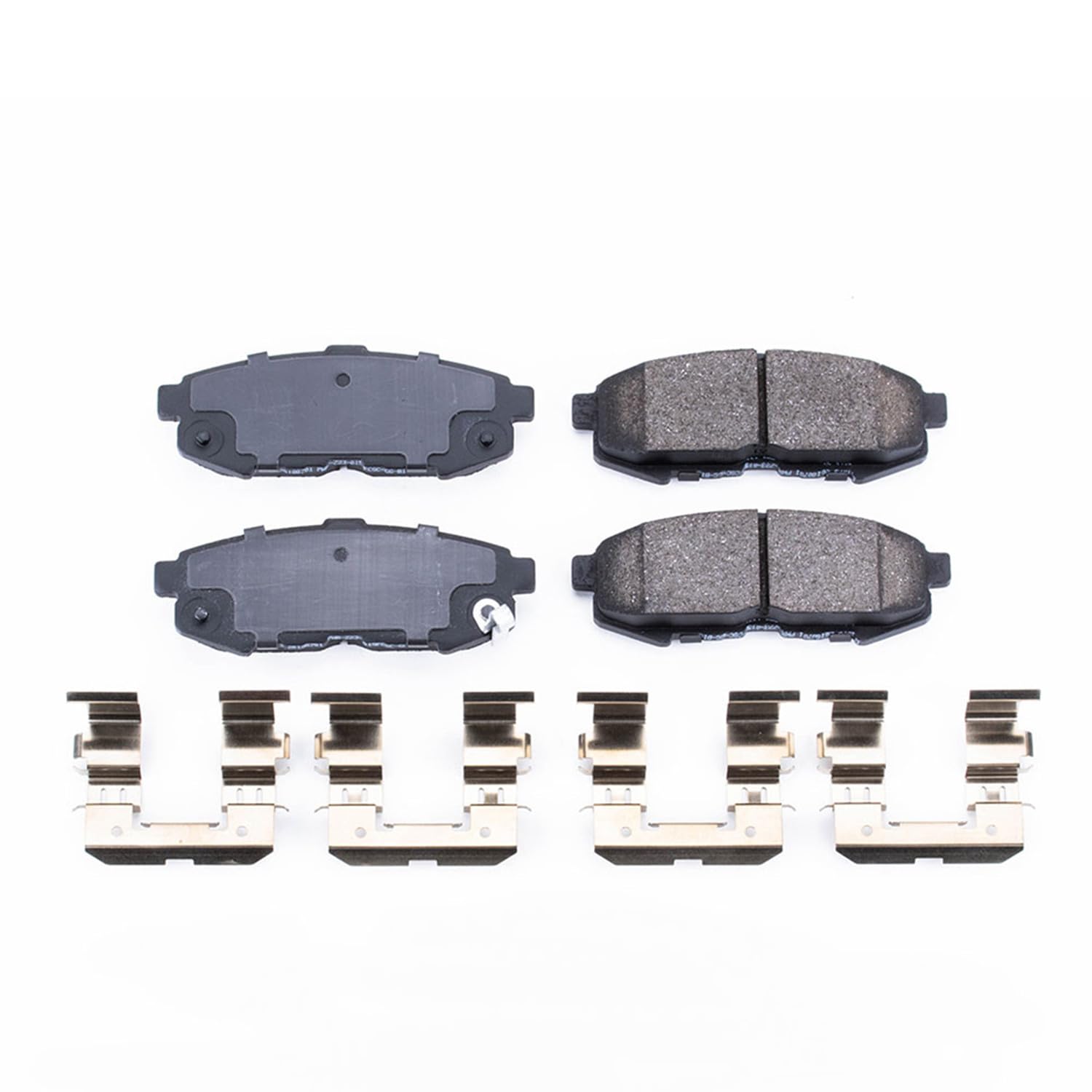 Power Stop Brake Kit Rear For Mazda MPV 2004-06 - Ceramic Brake Pads With Installation Hardware, 17-1073