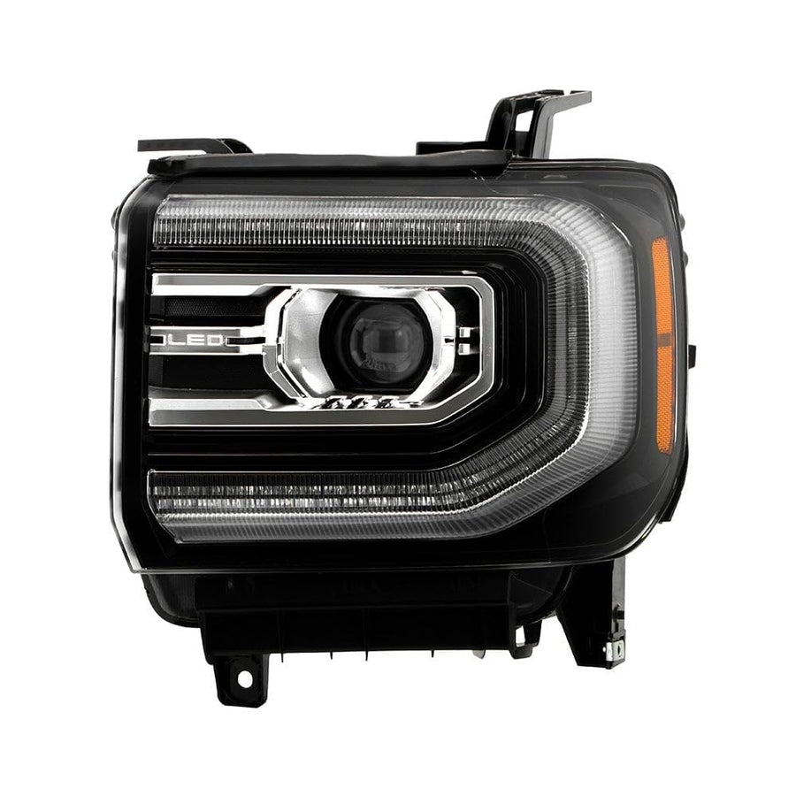 GMC Sierra Denali 16-18 Spyder (POE) Full LED w/DRL Projector Headlight - OE Left