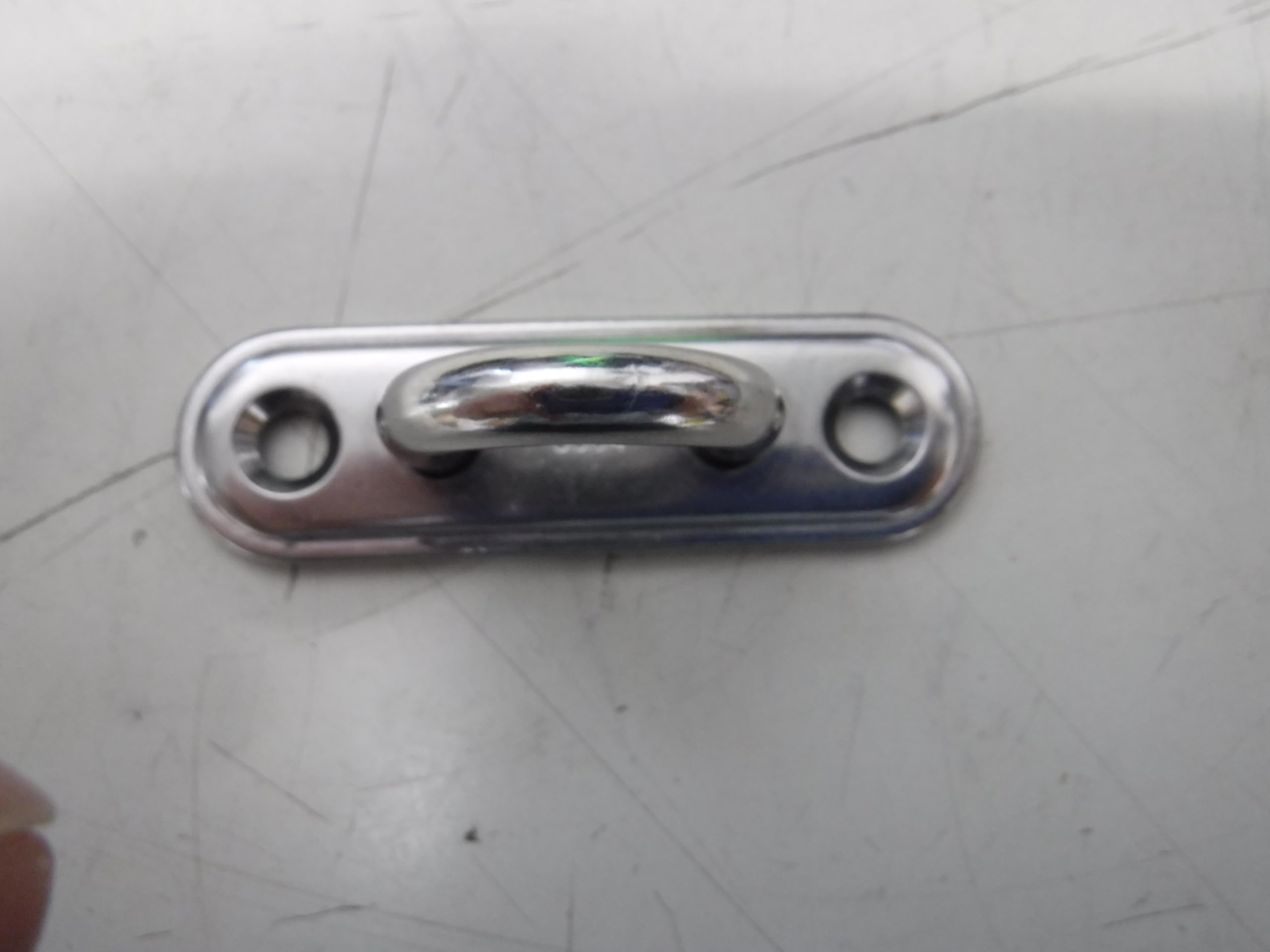 Sea Dog Line 897021 Sea Dog Stainless Oblong Eye Plate 2-3, Silver, 089702-1