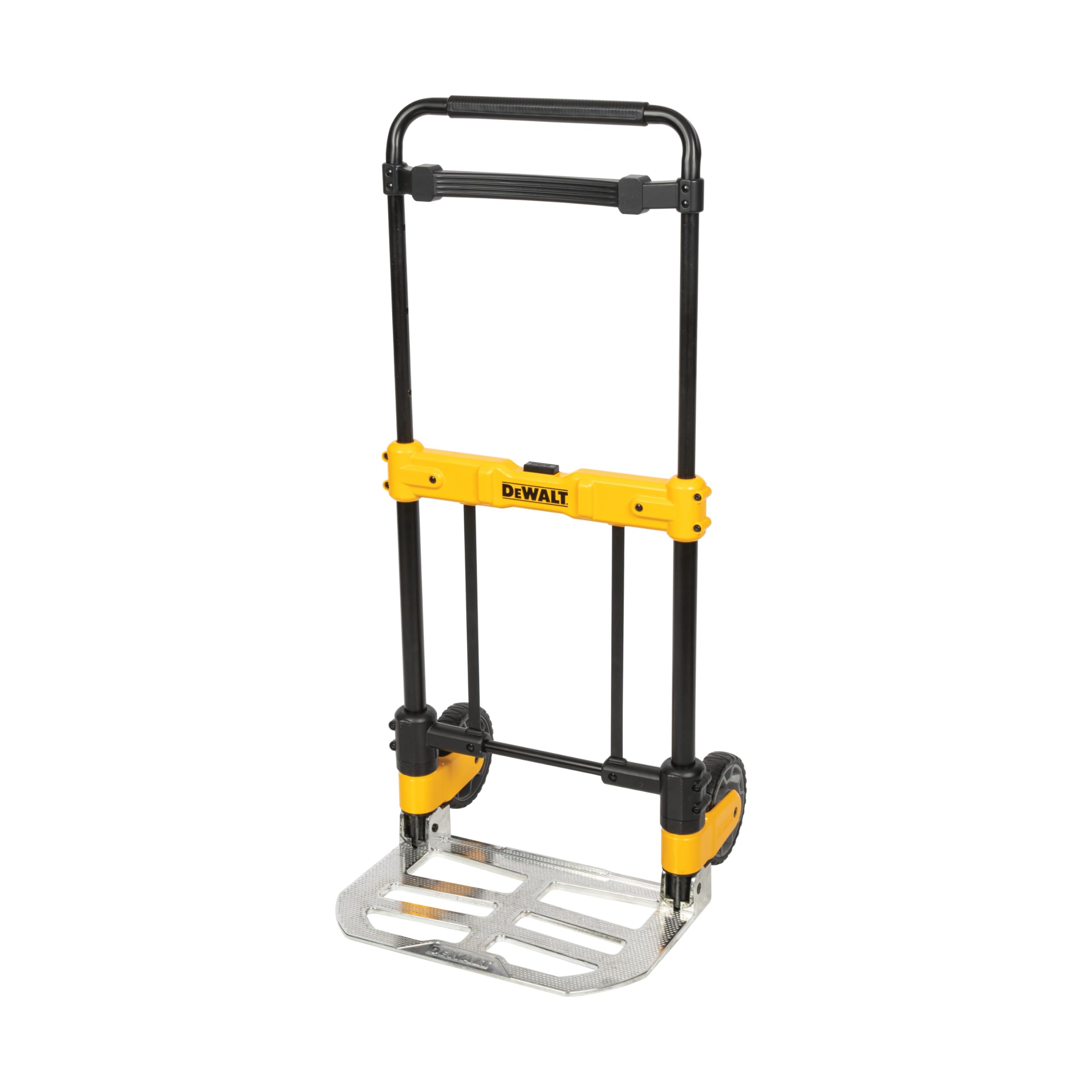 DEWALT Moving Dolly and Folding Hand Truck, 420-lb Capacity Utility Cart, Heavy-Duty Steel Frame, Telescoping Handle, Flat-Free 7-inch Wheels