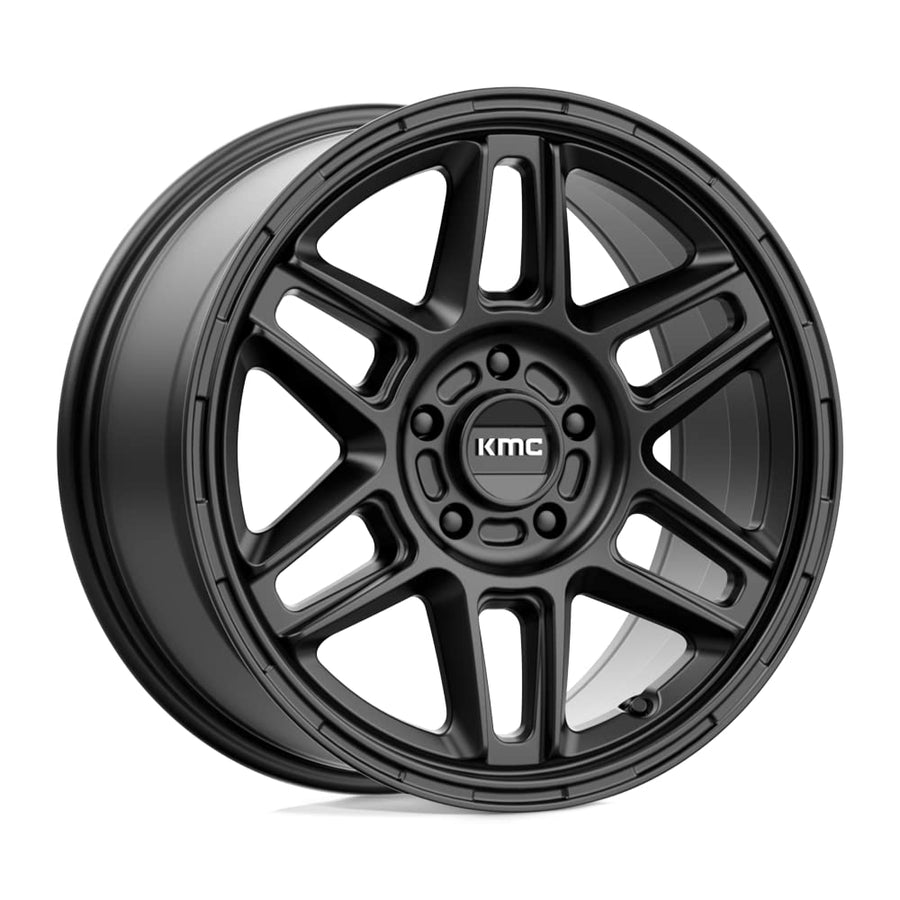 KMC Wheels 17X8 NOMAD 5X4.56 38mm SATIN BLACK - KM71678012738