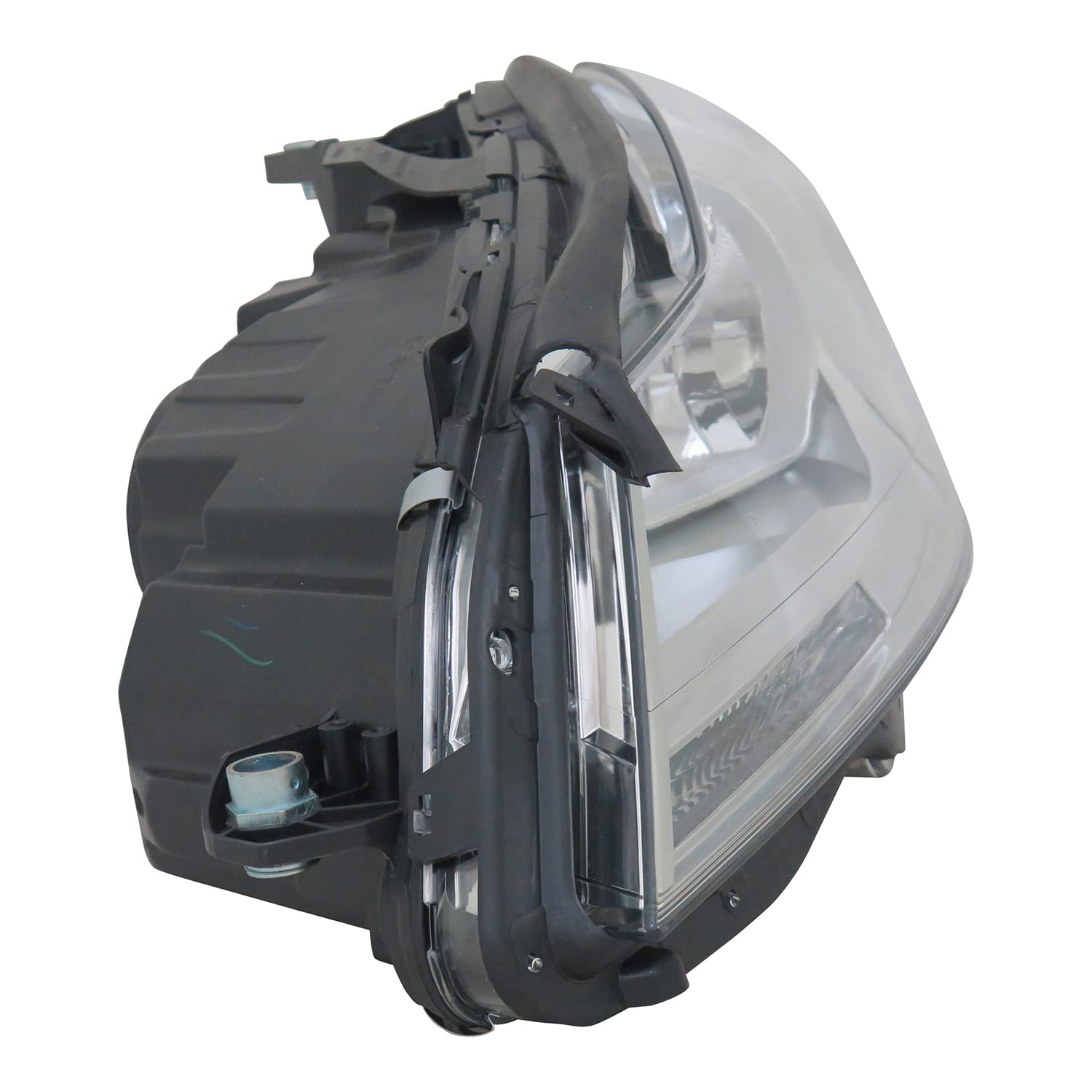 Left TYC Headlight Assembly Compatible with 2012-2014 Mercedes Benz C-Class