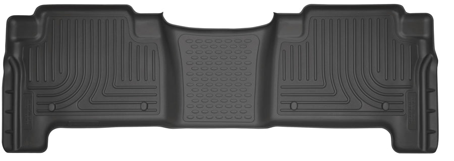 Weatherbeater Husky Liners Floor Mats | Fits 2019-2024 Infiniti QX80; 2019-2024 Nissan Armada | 2nd Row, 1-pc Black - 16971