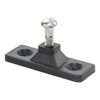 Black Whitecap 3415BP Nylon Side-Mount Deck Hinge - Pair