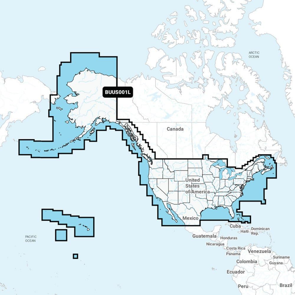 Garmin BUS001L Navionics+™ U.S. & Coastal Canada Built-in Chart Updates - microSD™/SD™ & 1-Year Subscription