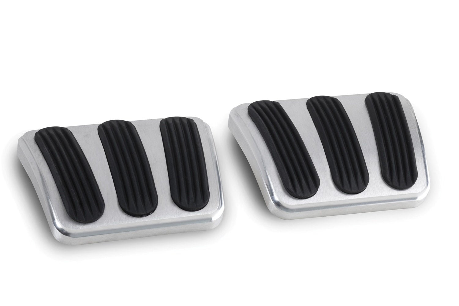 Billet Aluminum Lokar BAG-6133 Curved Brake/Clutch Pad with Rubber - Pair
