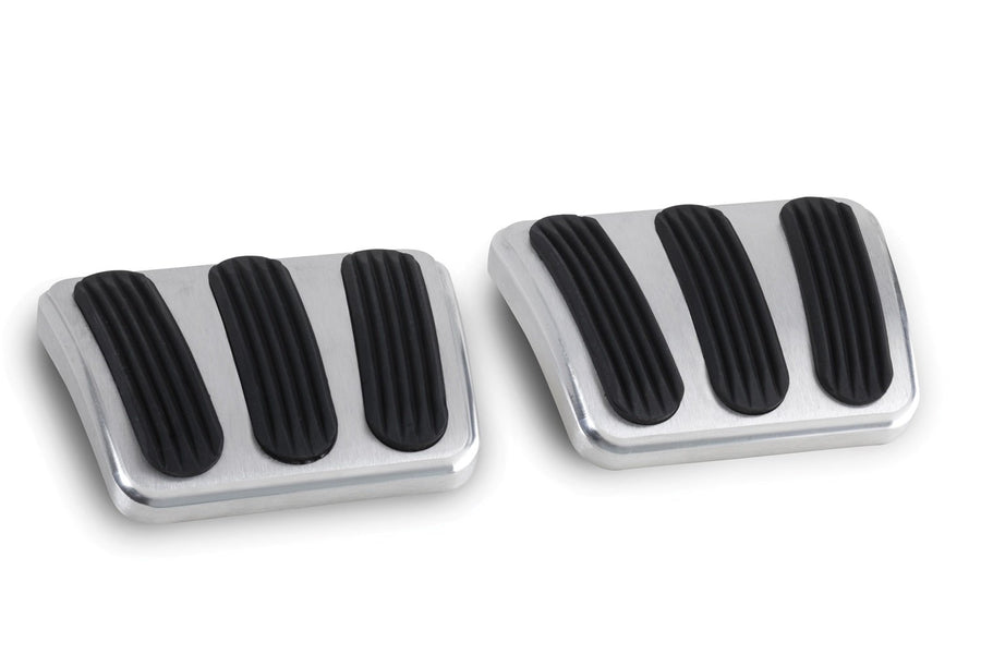 Billet Aluminum Lokar BAG-6133 Curved Brake/Clutch Pad with Rubber - Pair