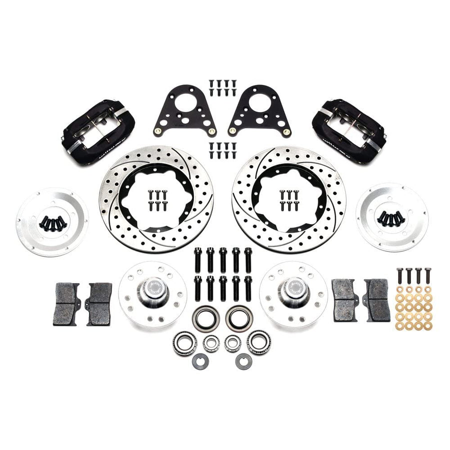 FDL Front Kit, WILWOOD 140-4258-BD 10.75", Drilled Rotor Art Morrison Strut