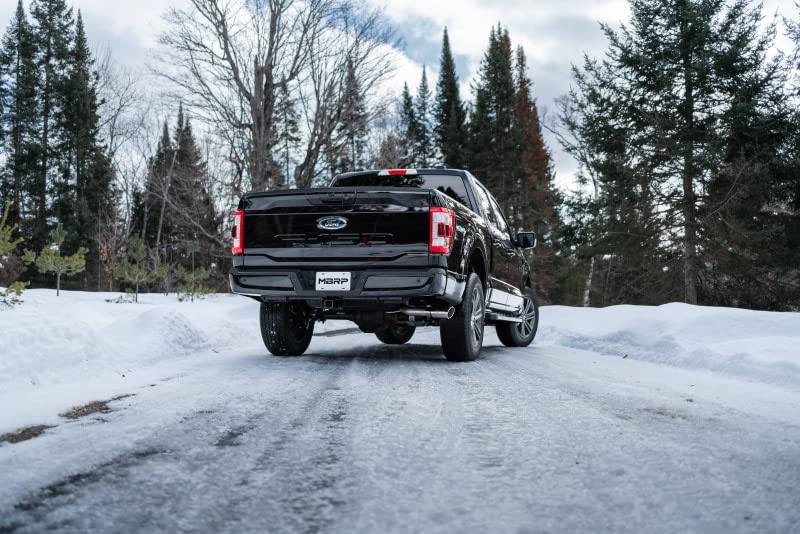 Ford F-150 MBRP 2021+ 2.7L/ 3.5L Ecoboost 5.0L Single Side 3in Black Coated Catback Exhaust
