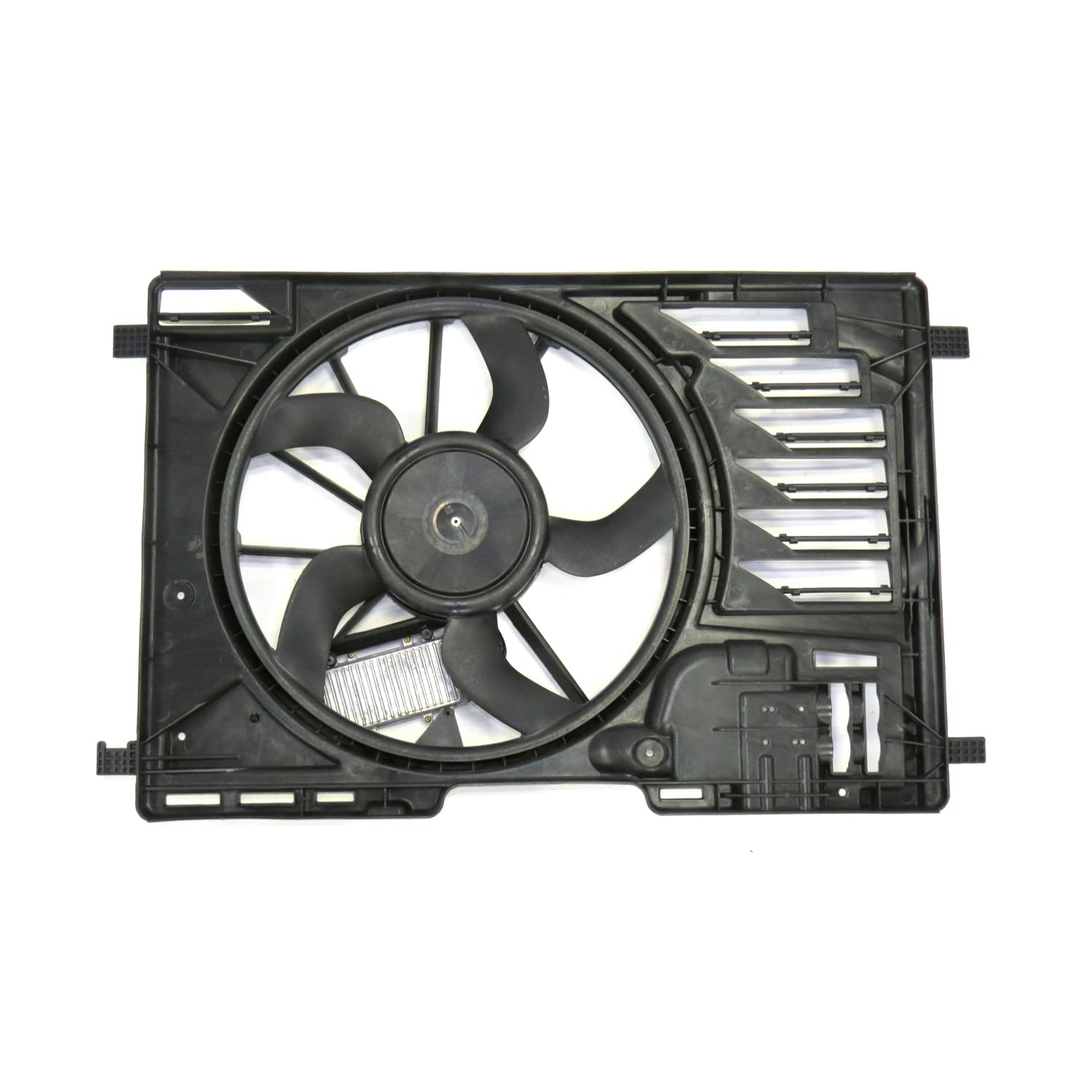 Cooling Fan Assembly TYC 622910 Compatible with Ford, Black