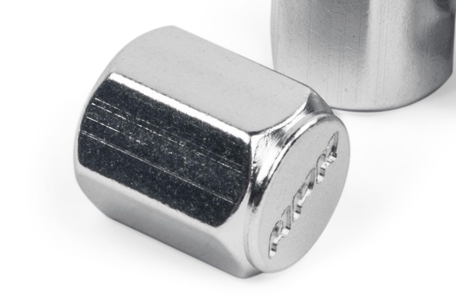 MS100178 APR Valve Stem Caps - Silver