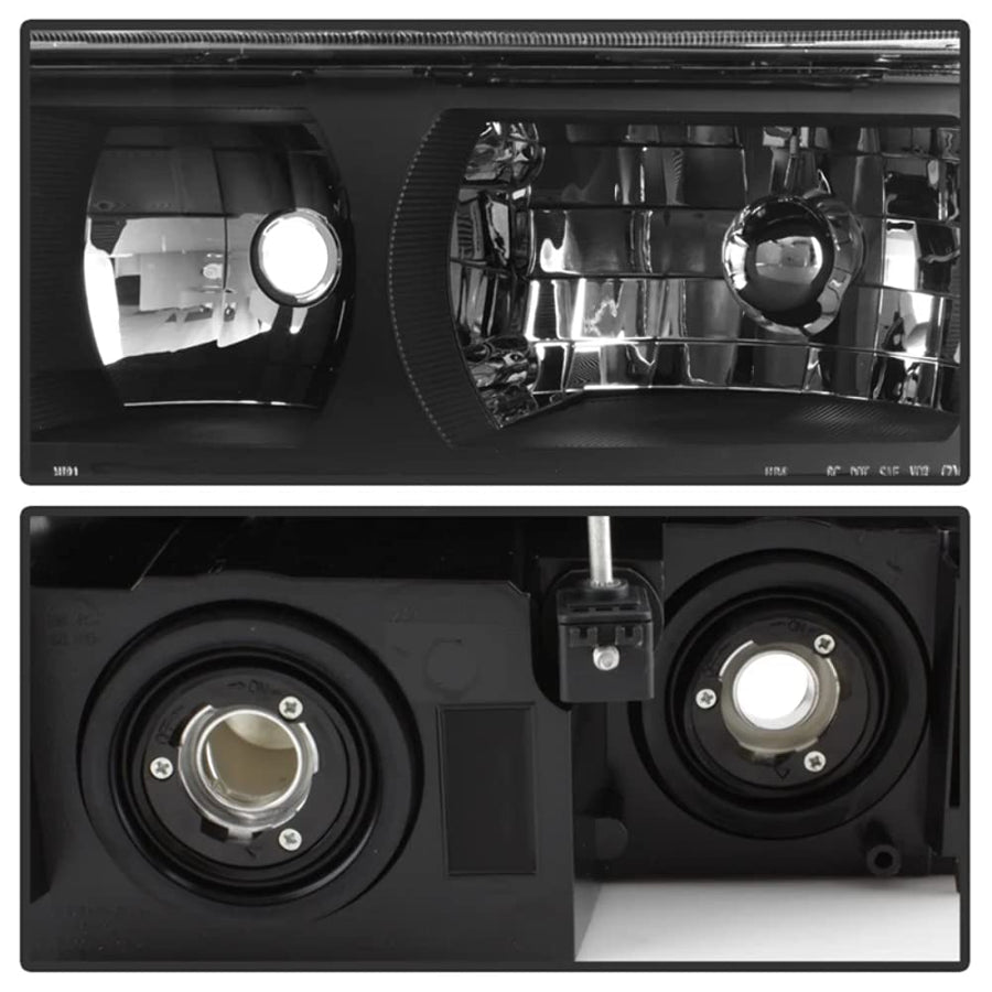 OEM headlights for Chevy Avalanche with Body Cladding only 2002-2006 With Bumper Light -OEM style