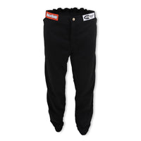 RaceQuip Fire Suit Racing Driver Pants Single Layer SFI 3.2A/ 1 Black 2X-Large 112007