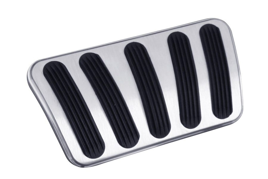 Billet Aluminum Curved Automatic Brake Pad Lokar with Rubber