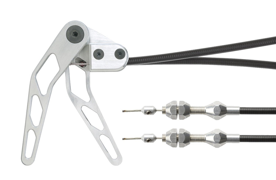 Lokar Right Hand CHT-1300URIGHT Black Combination Hood/Trunk Release Cable Kit
