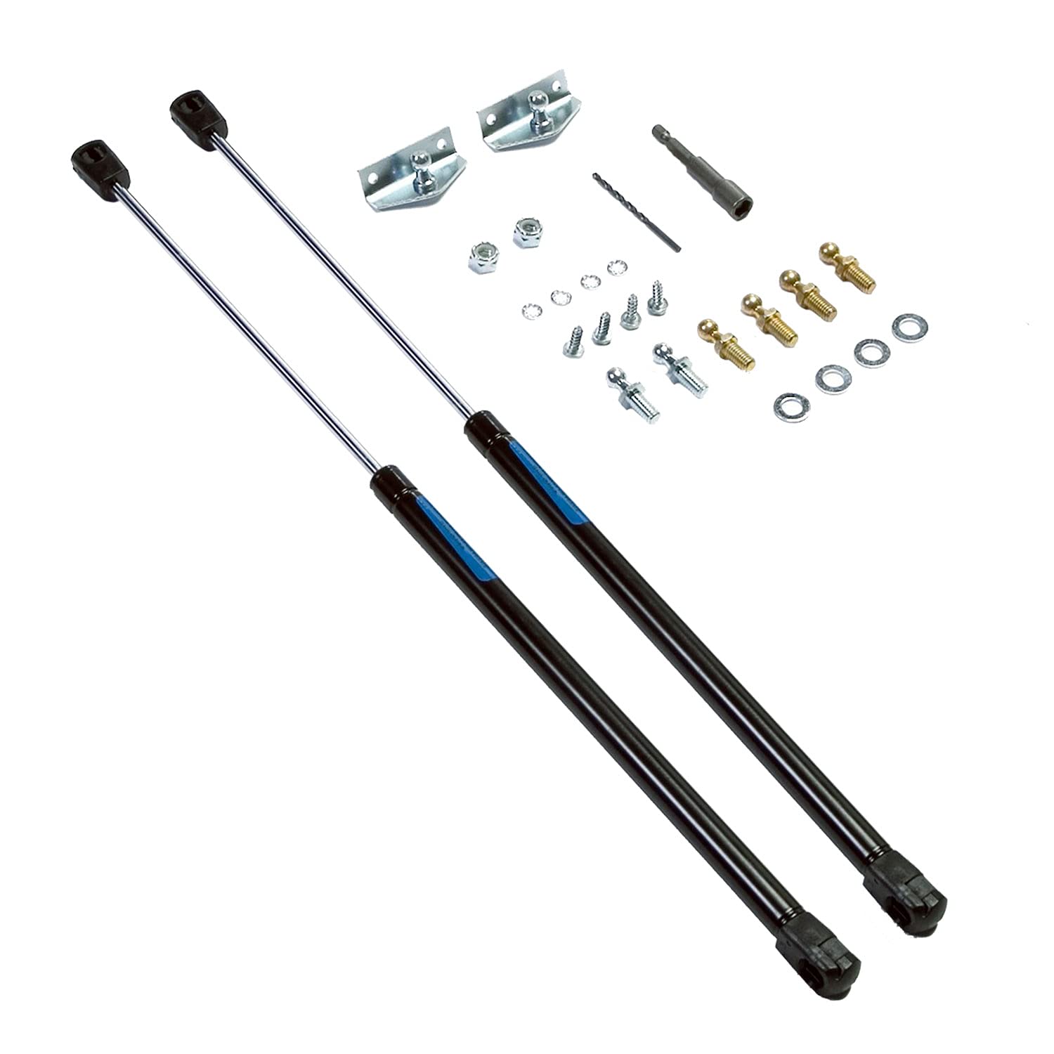 Hood Lift Support Kit | Rugged Ridge | 11252.51 | Fits 2007-2018 Jeep Wrangler JK