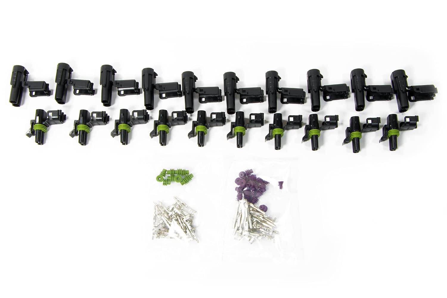 Painless Performance 70461 Weatherpack 2 Circuit Male & Female Kit (10 ea.)