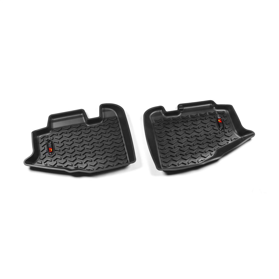 Rear Rugged Ridge Floor Liners for Jeep Wrangler TJ/LJ | Black | 12950.10 | Fits 1997-2006 Jeep Wrangler TJ/LJ