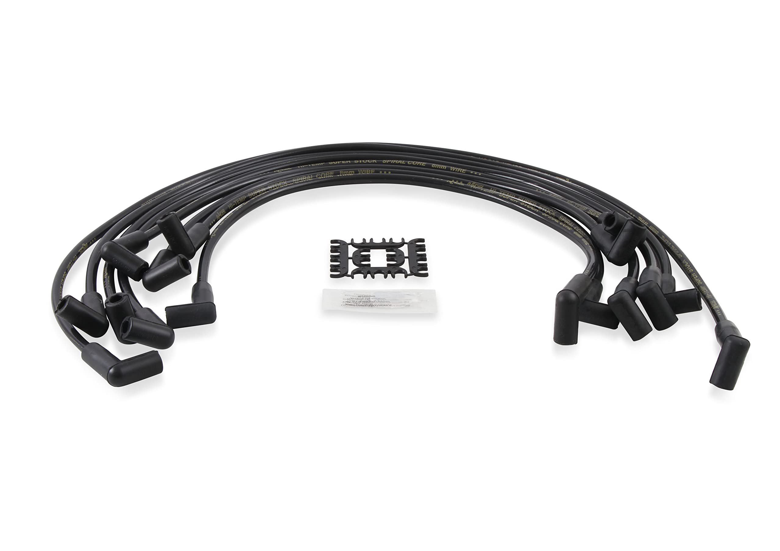 Super Stock ACCEL 5048K Spark Plug Wire Set - 90 Degree Boot - Black