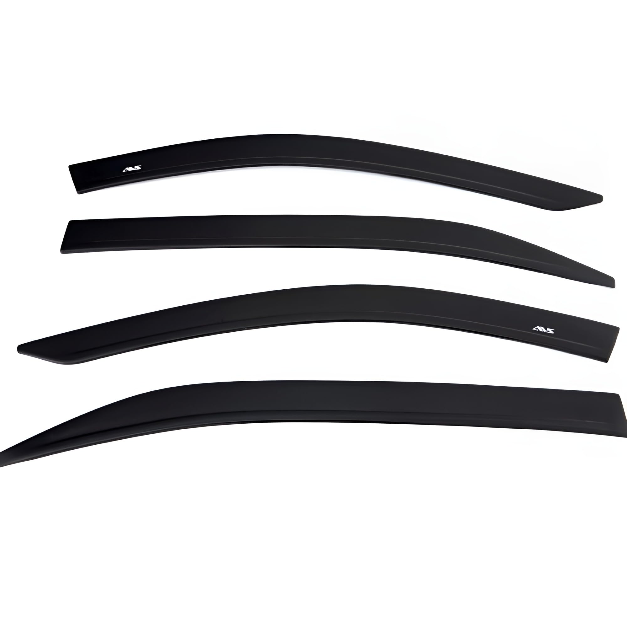 Low Profile Auto Ventshade [AVS] Rain Guards for 2007 - 2014 Toyota FJ Cruiser | Window Vent Visors, 4 pcs. - Matte Black | 774041