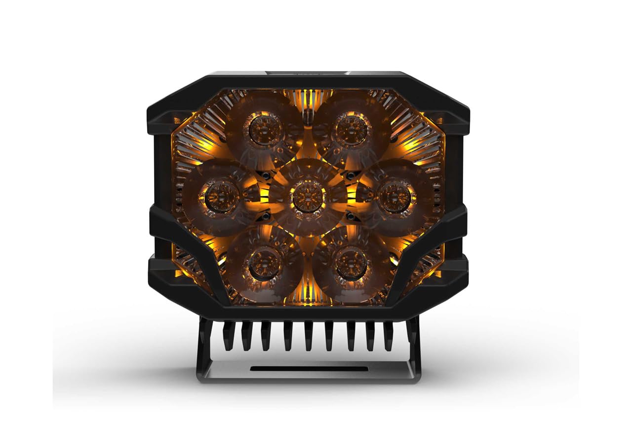 Morimoto Bigbanger BAF123: Hxb Led Pod (Amber Drl/Spot/Yellow)(Each)