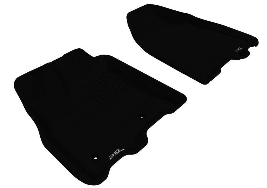 Custom Fit 3D MAXpider All-Weather Floor Mat (Black) Compatible with Toyota Sienna 2011-2012 - R1