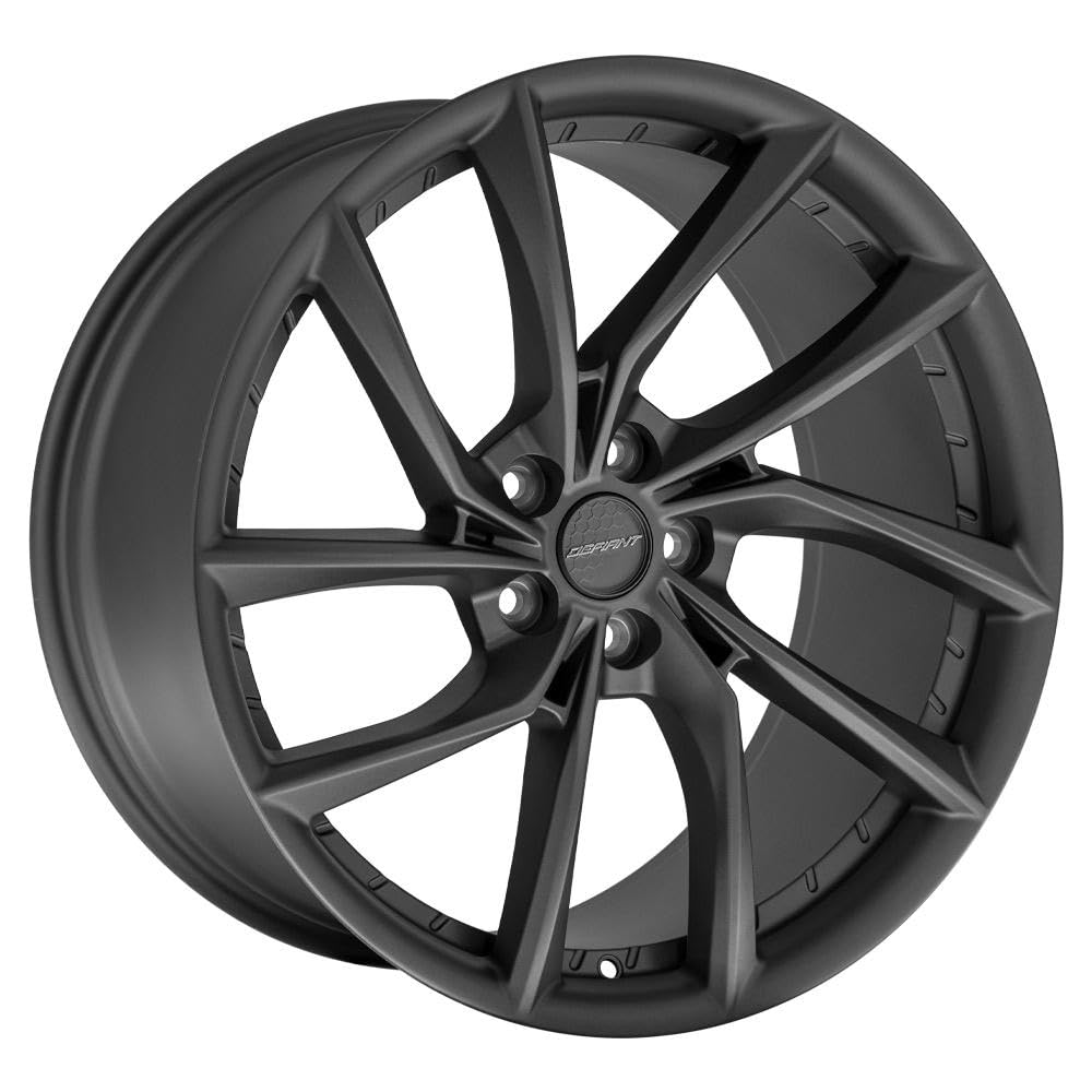 DF06 Wheels DEFIANT 20x10 5x120mm +35et in Dark Satin Charcoal