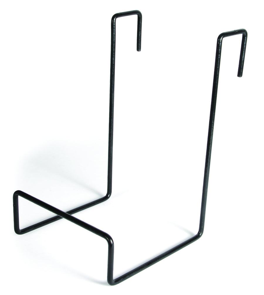 Camco - Heavy Duty 21029 Chair Rack- Hook on RV Ladder to Support Folding Chairs, Picnic Chairs, and Beach Chairs During Travel- Black (51490)