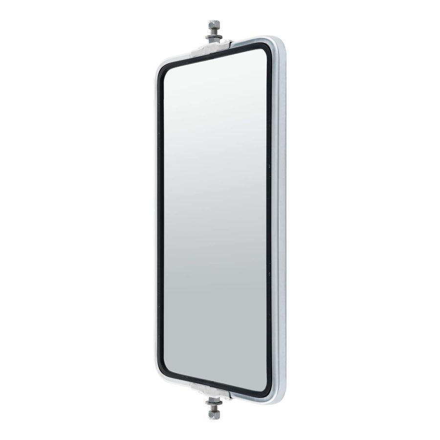 601272 RETRAC 7 x 16-Inch Stainless Steel Rounded Angle-Back West Coast Mirror Head, Universal Driver or Passenger Side
