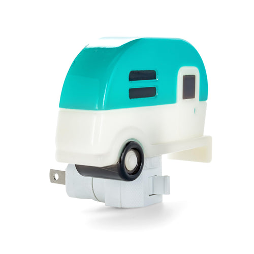 Camco Night Light & RV Camper - Features A 360-Degree Swivel Base & On/Off Switch - Includes (1) 120V LED Bulb - Retro Trailer Accessories (53103)