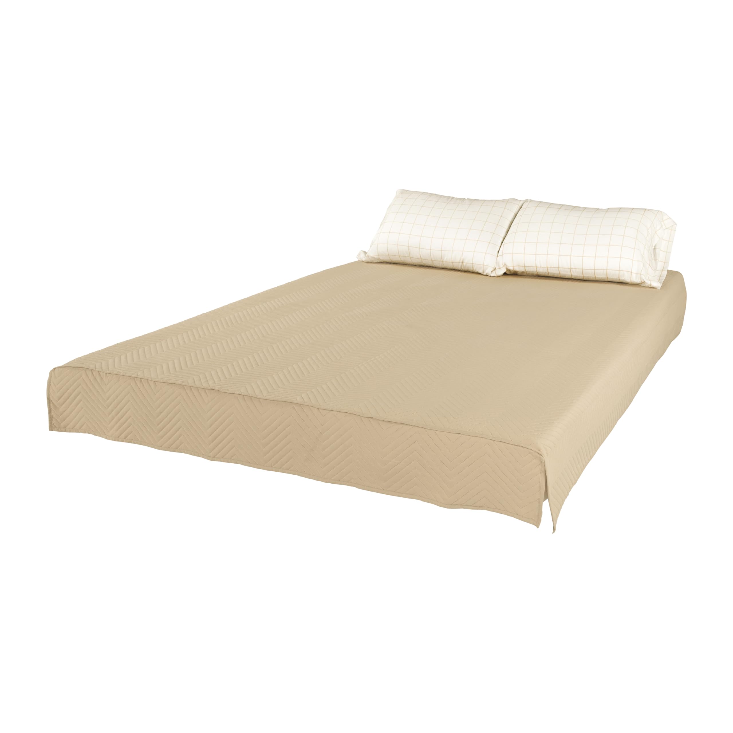 Easy Zzzs™ Lippert RV Bedding Set - Short Queen, Tan Brown