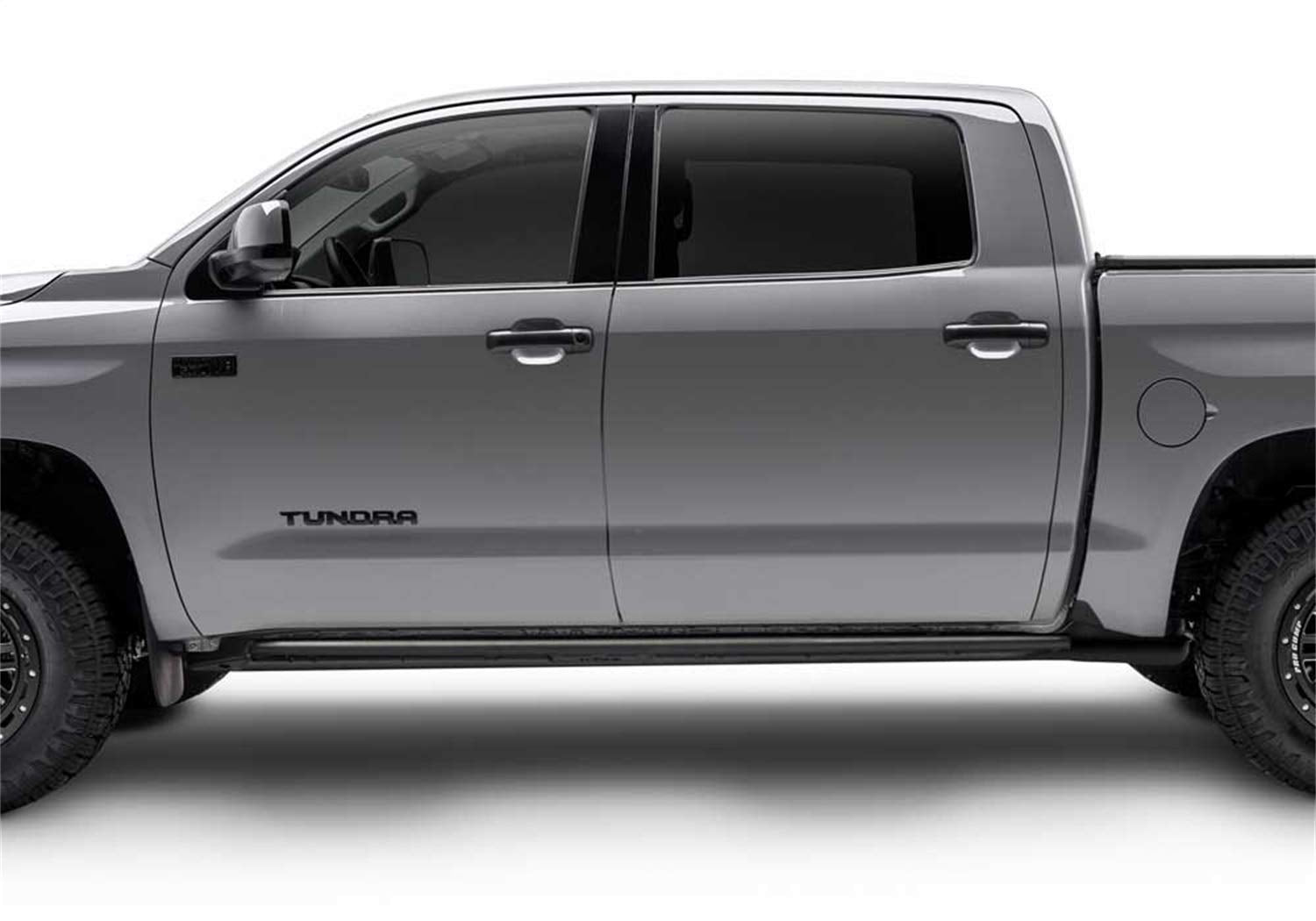 RKR Rails RealTruck for Silverado/Sierra | Cab Length, Tubular Steel, Textured Black | C144RKRCC | Fits 2014-2019 Chevrolet Silverado/GMC Sierra 1500 (Classic Model Only) Crew Cab, SRW Gas