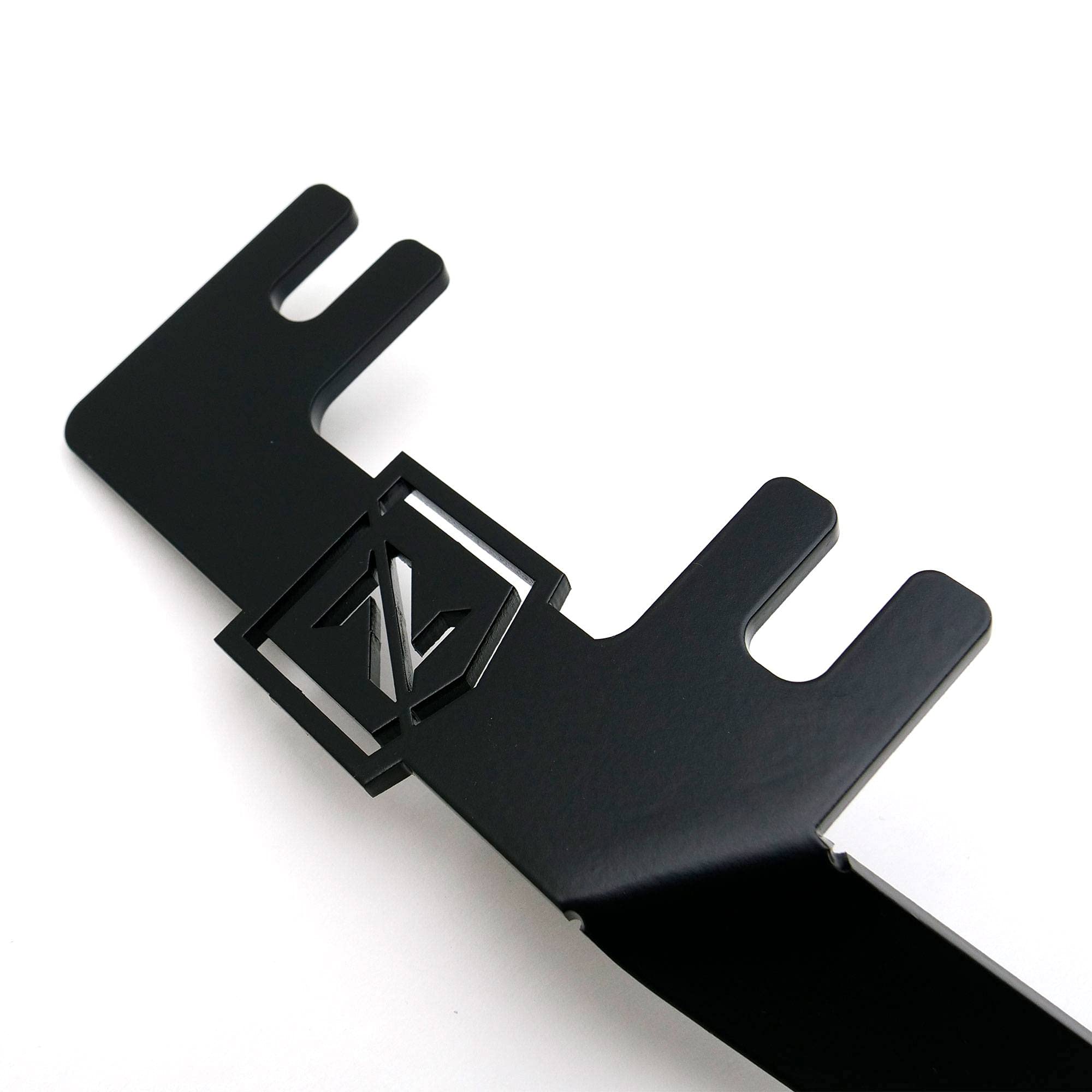 ZROADZ LED Ditch Hood Hinge Kit - Compatible w/ 2016-2019 Nissan Titan - Incl. (2) 3 Inch LED Pod Lights - Mild Steel Gloss Black Finish - Bolt-On Easy Installation - PN #Z367581-KIT2