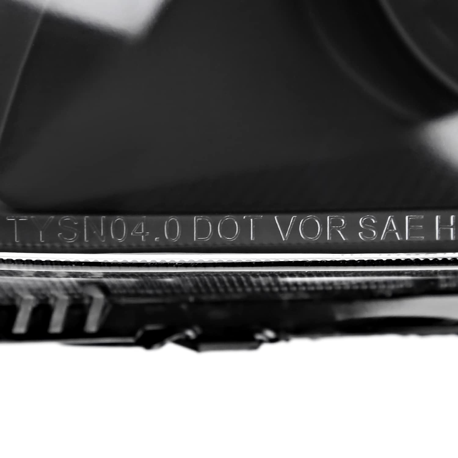 Black Headlights SPEC-D TUNING Compatible with 2004-2005 Toyota Sienna, Left + Right Pair Headlamp Assembly